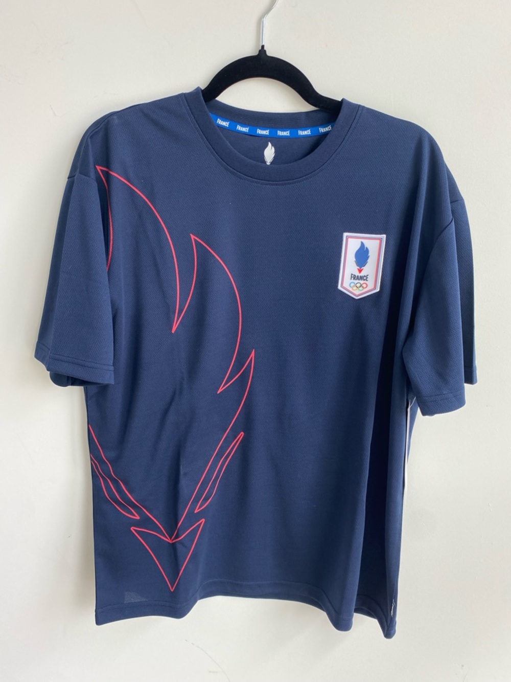 France Olympic Navy Short-Sleeve Graphic Tee